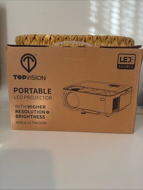 Portable LED Projector - White